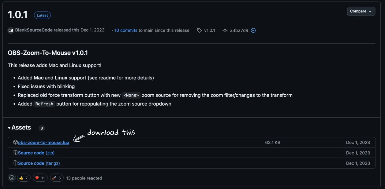 Download the zoom-to-mouse script from github