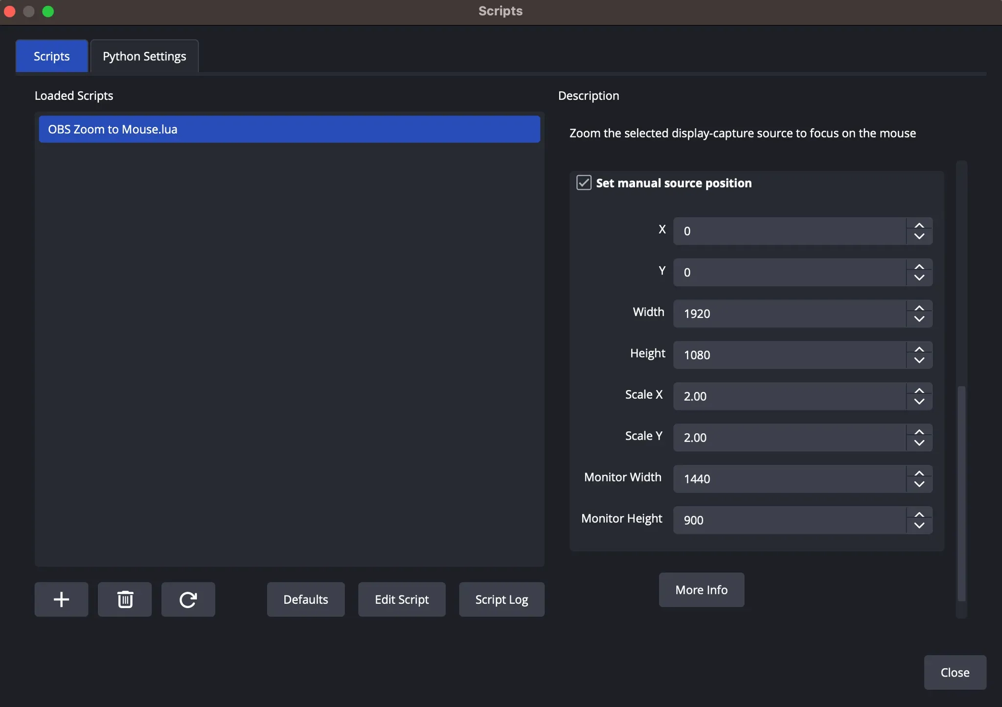 Additional configuration for Mac Retina Dipslay