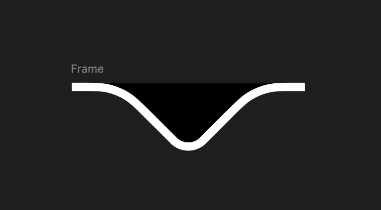 SVG arrow from Vercel's dropdown navigation bar